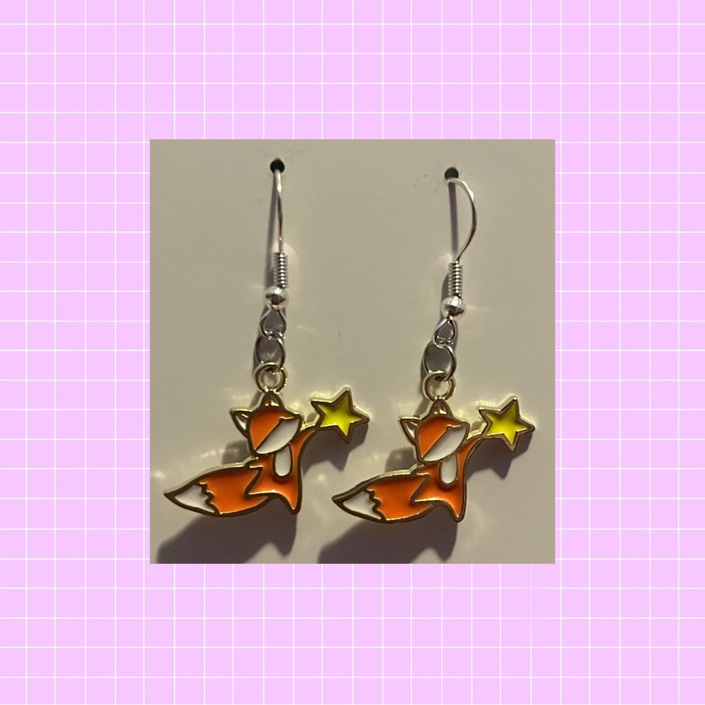 Fox earrings